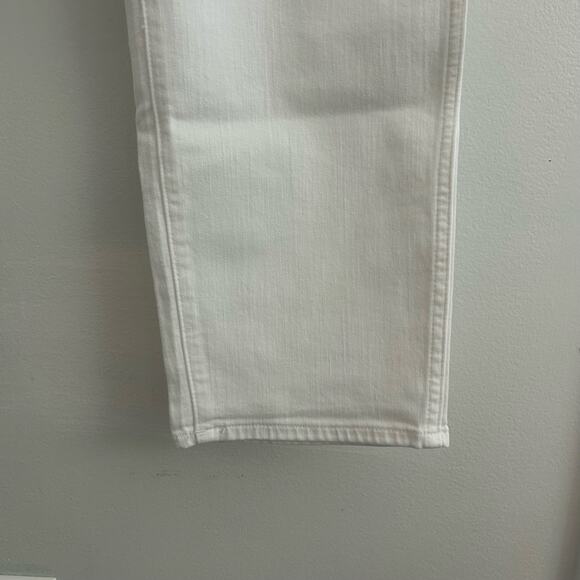 J. Crew Women's Jeans Vintage Slim Straight Button Fly White Denim Size 33 New - Picture 4 of 9